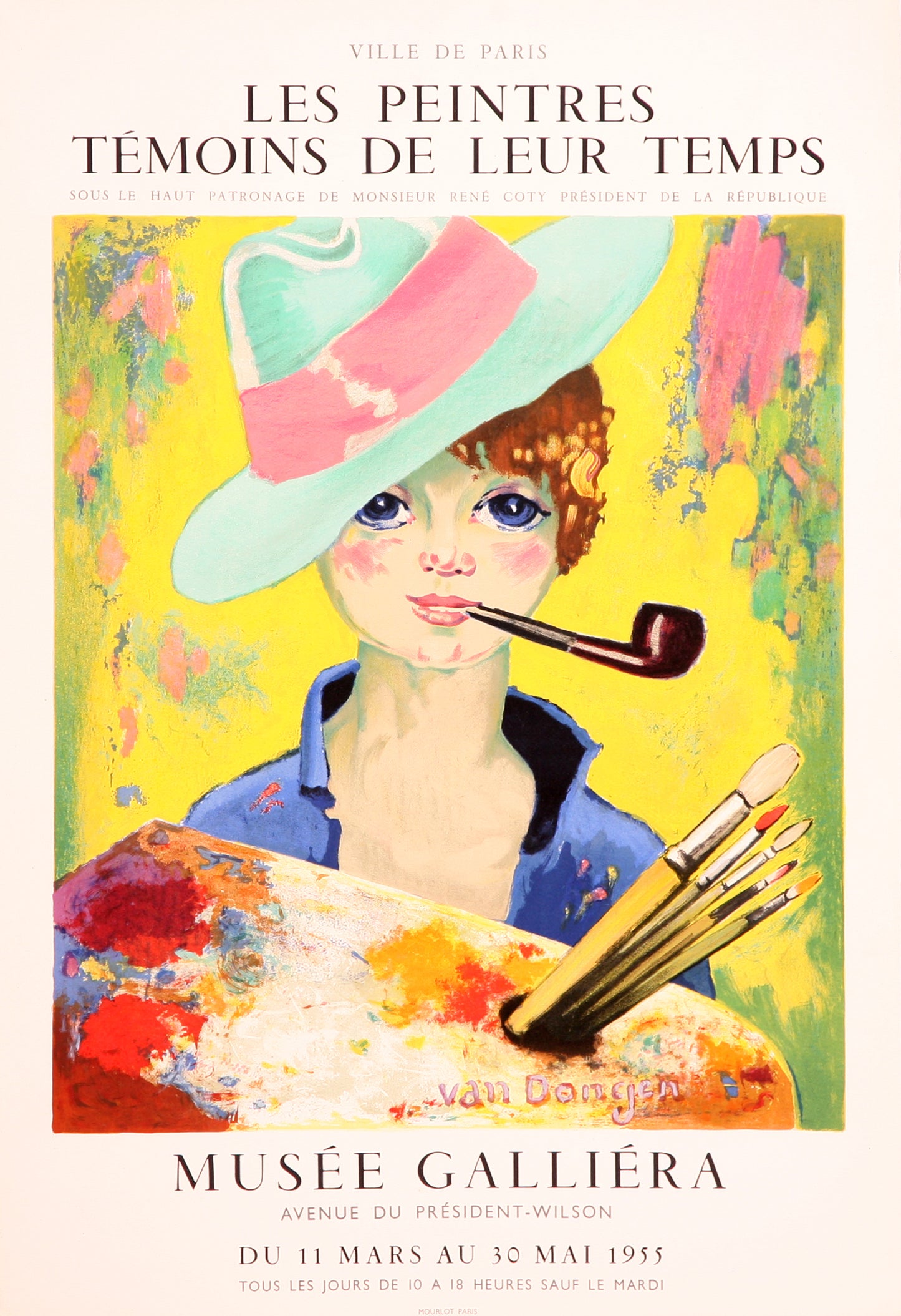 les Peintres Temoins de Leur Temps by Kees Van Dongen - Mourlot Editions - Fine_Art - Poster - Lithograph - Wall Art - Vintage - Prints - Original