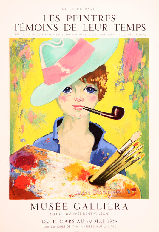 les Peintres Temoins de Leur Temps by Kees Van Dongen - Mourlot Editions - Fine_Art - Poster - Lithograph - Wall Art - Vintage - Prints - Original
