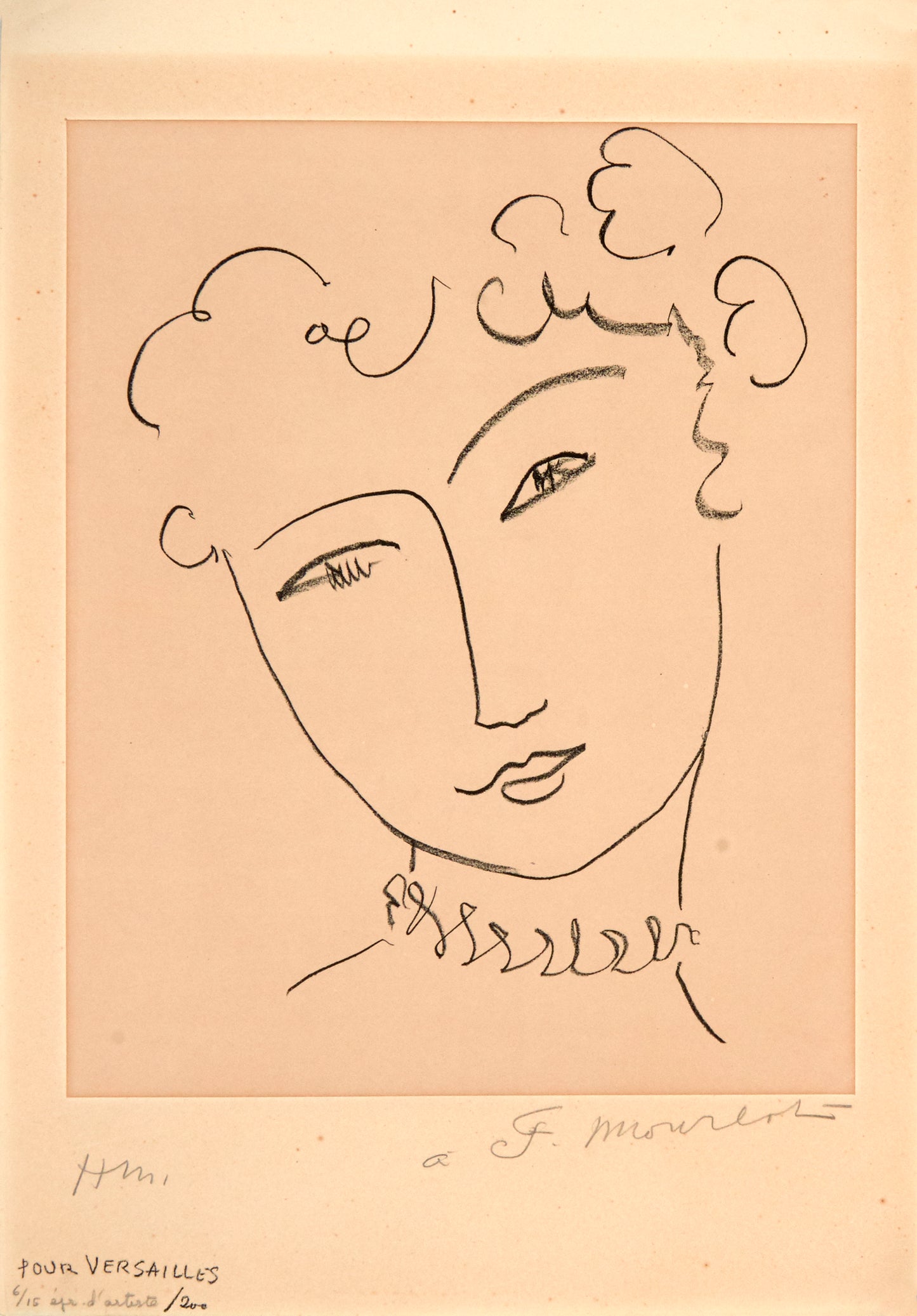 La Pompadour by Henri Matisse - Mourlot Editions - Fine_Art - Poster - Lithograph - Wall Art - Vintage - Prints - Original