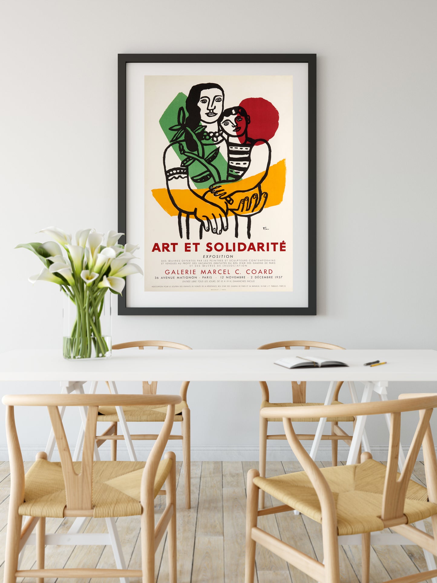 La Mere et L'Enfant - Art et Solidarité (after) Fernand Leger, 1957 - Mourlot Editions - Fine_Art - Poster - Lithograph - Wall Art - Vintage - Prints - Original