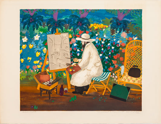 Friluftsmålaren by Lennart Jirlow - Mourlot Editions - Fine_Art - Poster - Lithograph - Wall Art - Vintage - Prints - Original