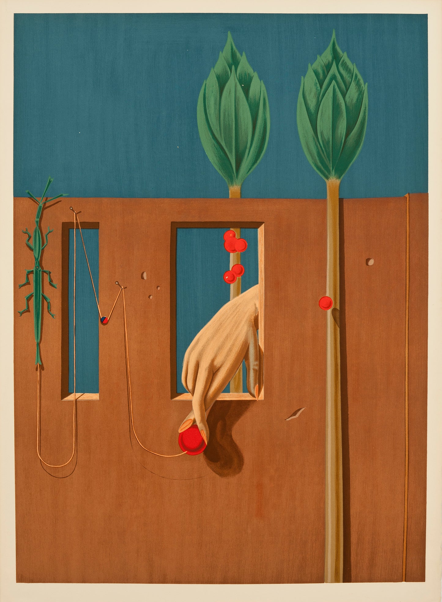 At the First Clear Word (Painting from 1923) by Max Ernst - Mourlot Editions - Fine_Art - Poster - Lithograph - Wall Art - Vintage - Prints - Original