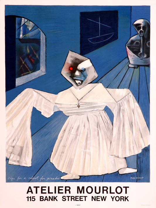 "Atelier Mourlot" by Max Ernst - Mourlot Editions - Fine_Art - Poster - Lithograph - Wall Art - Vintage - Prints - Original