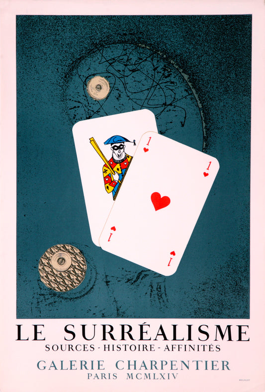 "Surrealism: Sources, Stories, Affinities" by Max Ernst - Mourlot Editions - Fine_Art - Poster - Lithograph - Wall Art - Vintage - Prints - Original