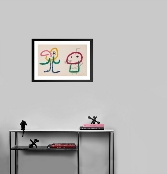 L'enfance d'Ubu plate 1007 by Joan Miro, 1975 - Mourlot Editions - Fine_Art - Poster - Lithograph - Wall Art - Vintage - Prints - Original