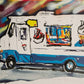 Ice Cream Truck 1 by M. Schorr - Mourlot Editions - Fine_Art - Poster - Lithograph - Wall Art - Vintage - Prints - Original