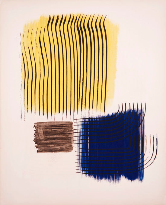 Musee National d'Art Moderne de Paris (w/out text) by Hans Hartung - Mourlot Editions - Fine_Art - Poster - Lithograph - Wall Art - Vintage - Prints - Original