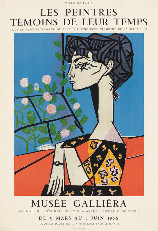 Les Peintres Temoines de Leur Temps by Pablo Picasso - Mourlot Editions - Fine_Art - Poster - Lithograph - Wall Art - Vintage - Prints - Original