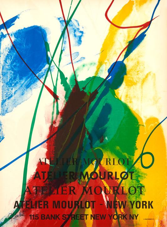 Atelier Mourlot 115 Bank Street, New York by Paul Jenkins - Mourlot Editions - Fine_Art - Poster - Lithograph - Wall Art - Vintage - Prints - Original