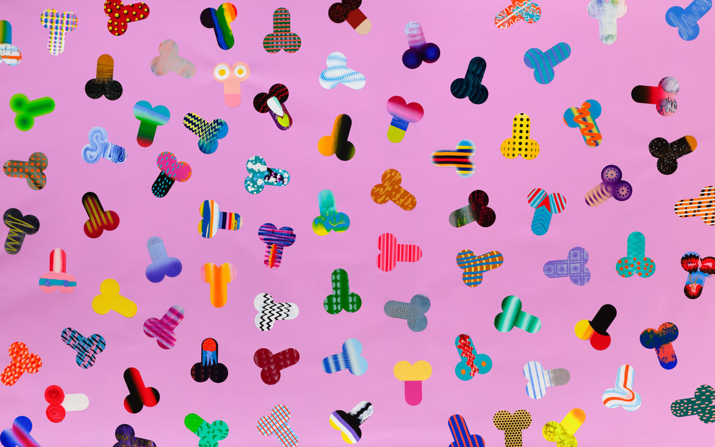 Phalluses by Vuk Vuckovic - Mourlot Editions - Fine_Art - Poster - Lithograph - Wall Art - Vintage - Prints - Original