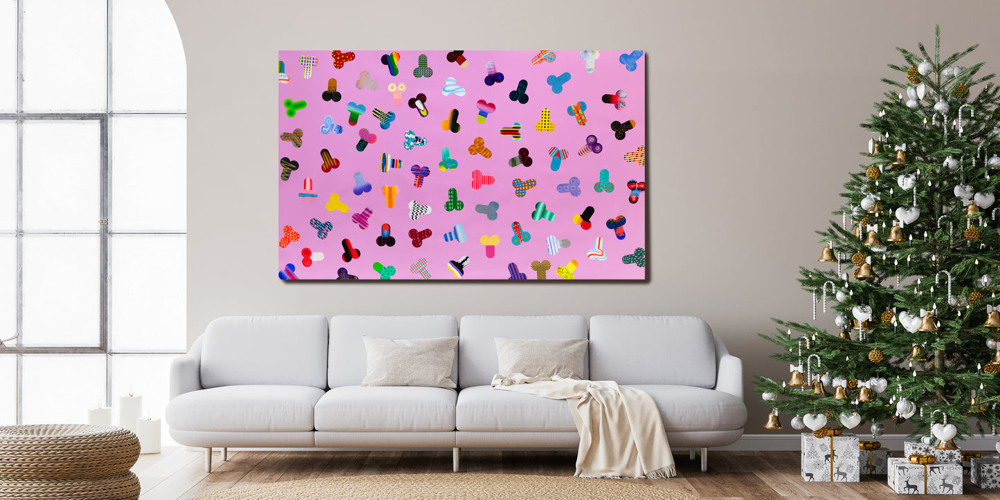 Phalluses by Vuk Vuckovic - Mourlot Editions - Fine_Art - Poster - Lithograph - Wall Art - Vintage - Prints - Original