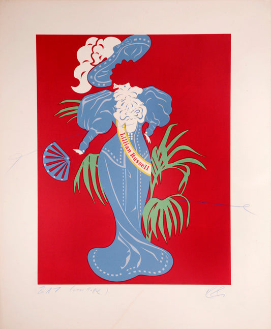 Lillian Russell - Mother of Us All portfolio by Robert Indiana, 1977 - Mourlot Editions - Fine_Art - Poster - Lithograph - Wall Art - Vintage - Prints - Original