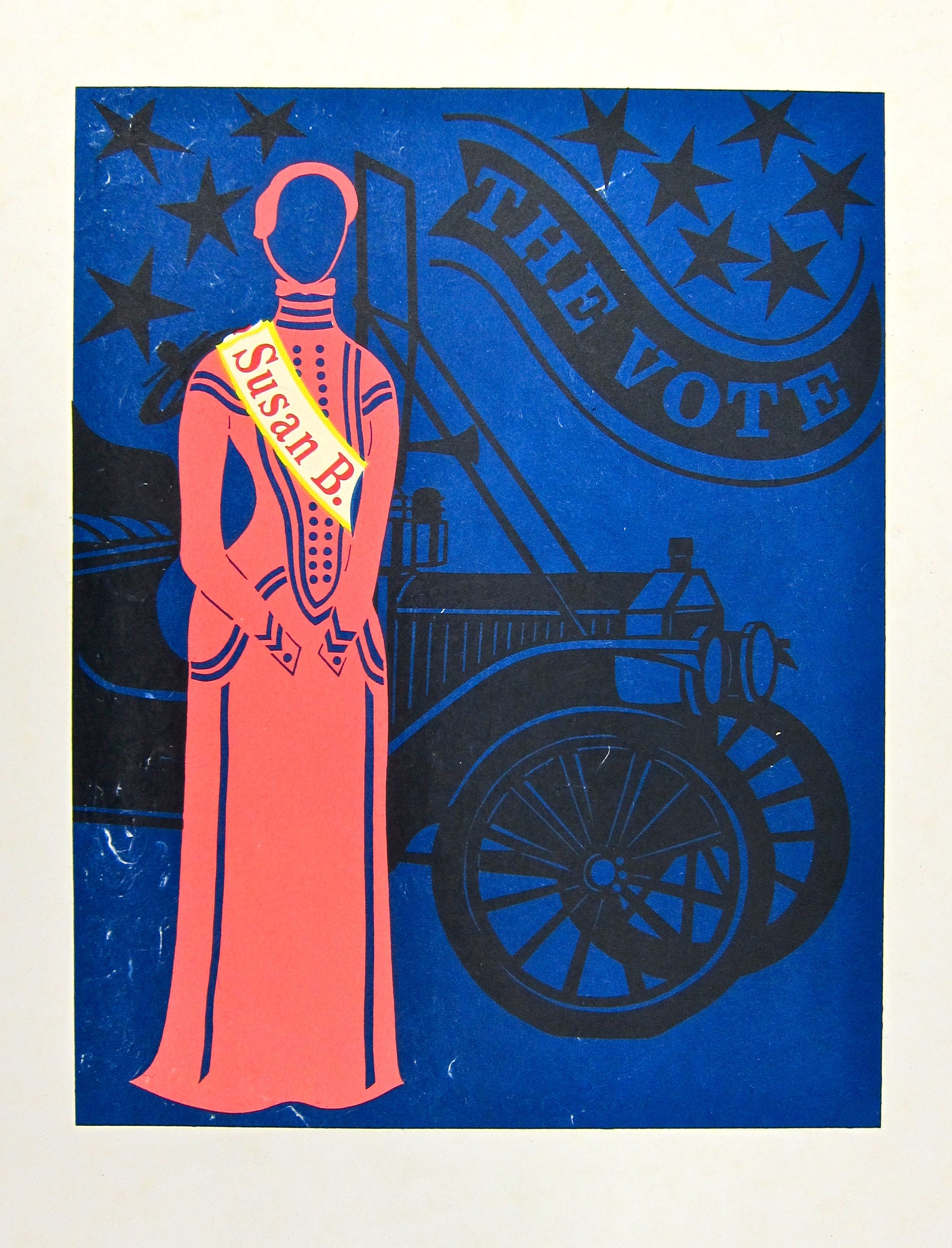 Susan B. Anthony - Mother of Us All portfolio by Robert Indiana, 1977 - Mourlot Editions - Fine_Art - Poster - Lithograph - Wall Art - Vintage - Prints - Original
