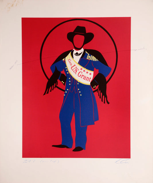 Gen. U.S. Grant - Mother of Us All portfolio by Robert Indiana, 1977 - Mourlot Editions - Fine_Art - Poster - Lithograph - Wall Art - Vintage - Prints - Original