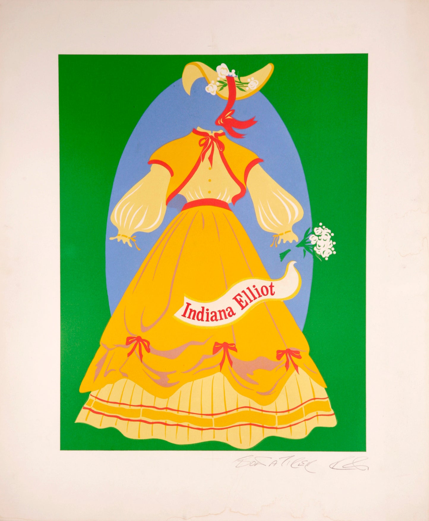 Indiana Elliot - Mother of Us All portfolio by Robert Indiana, 1977 - Mourlot Editions - Fine_Art - Poster - Lithograph - Wall Art - Vintage - Prints - Original