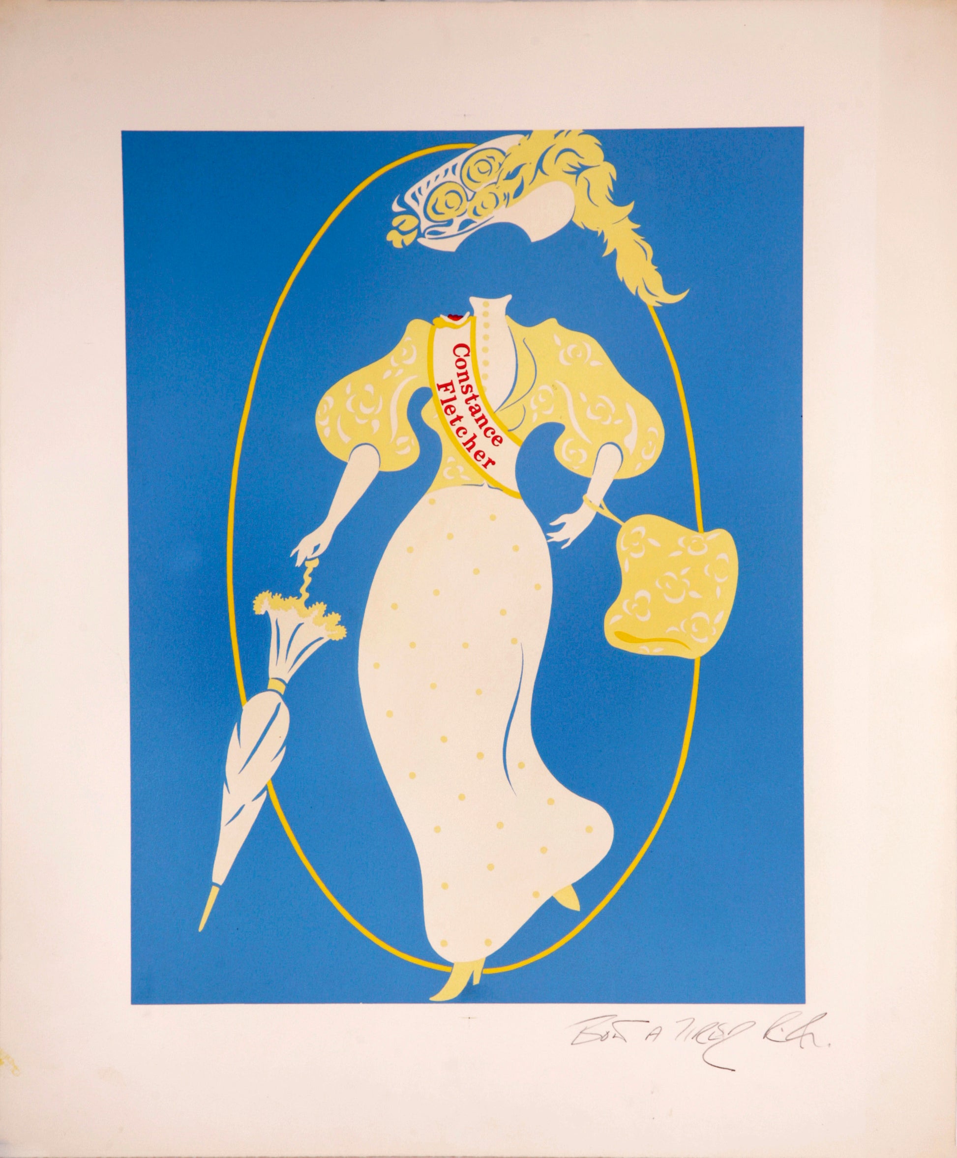 Constance Fletcher - Mother of Us All portfolio by Robert Indiana, 1977 - Mourlot Editions - Fine_Art - Poster - Lithograph - Wall Art - Vintage - Prints - Original