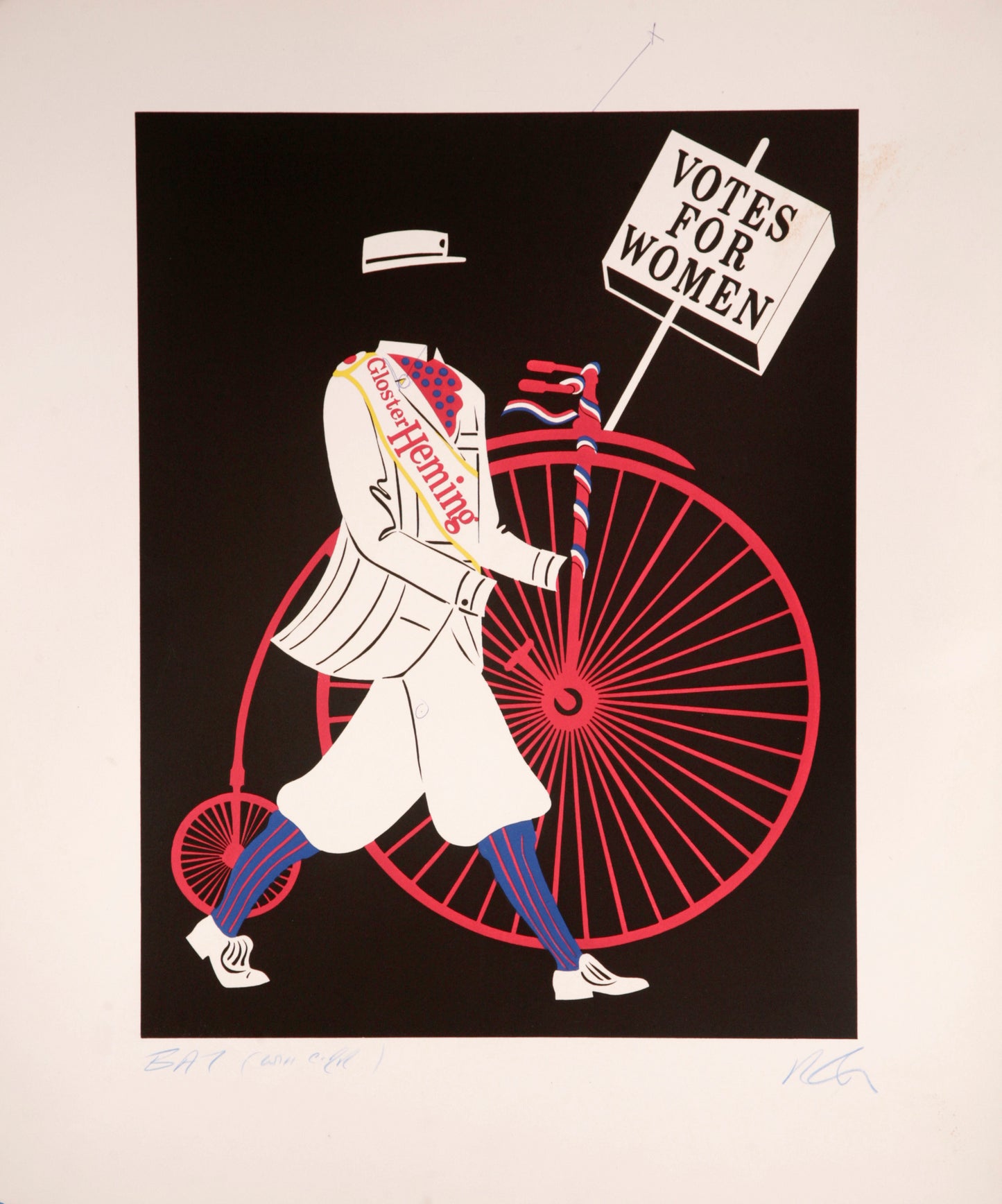 Gloster Heming - Mother of Us All portfolio by Robert Indiana, 1977 - Mourlot Editions - Fine_Art - Poster - Lithograph - Wall Art - Vintage - Prints - Original