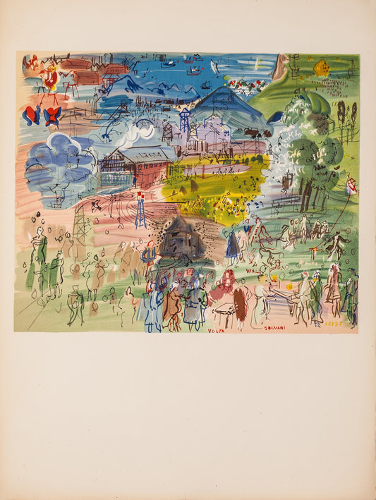 La Fee Electricite -  (after) Raoul Dufy, 1972 - Mourlot Editions - Fine_Art - Poster - Lithograph - Wall Art - Vintage - Prints - Original