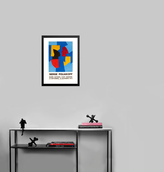 Musee National d'Art Moderne (after) Serge Poliakoff, 1970 - Mourlot Editions - Fine_Art - Poster - Lithograph - Wall Art - Vintage - Prints - Original