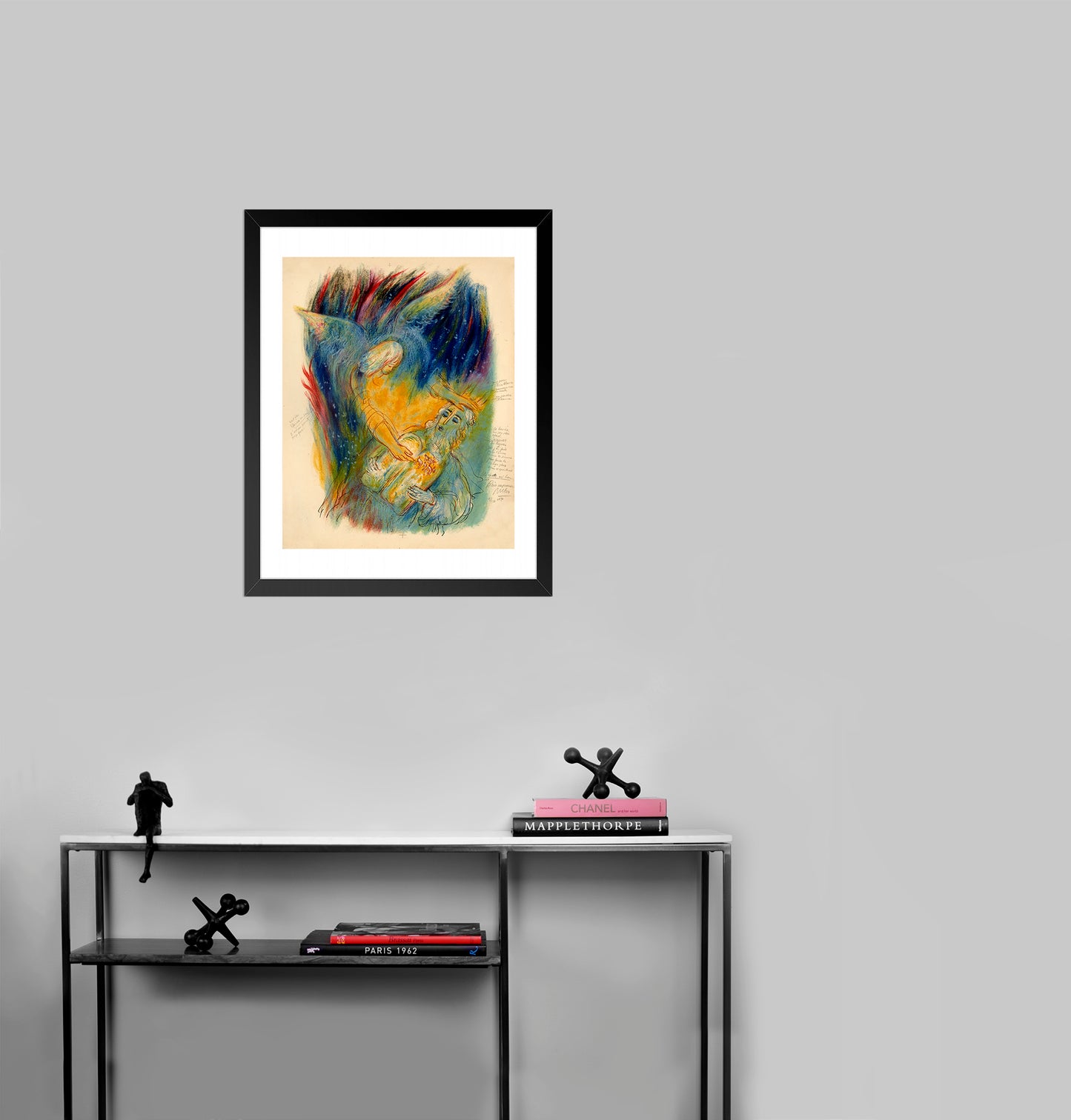 VII From Visions fo the Bible (with annotation) by Elijah Reuven-Rubin - Mourlot Editions - Fine_Art - Poster - Lithograph - Wall Art - Vintage - Prints - Original