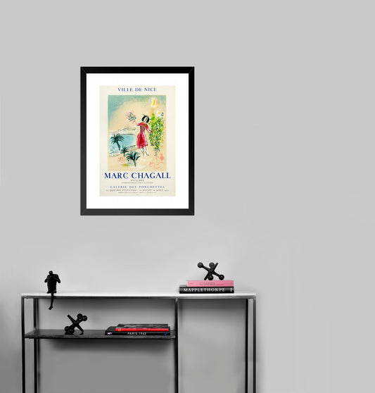 Ville de Nice, Galerie des Ponchettes by Marc Chagall - Mourlot Editions - Fine_Art - Poster - Lithograph - Wall Art - Vintage - Prints - Original