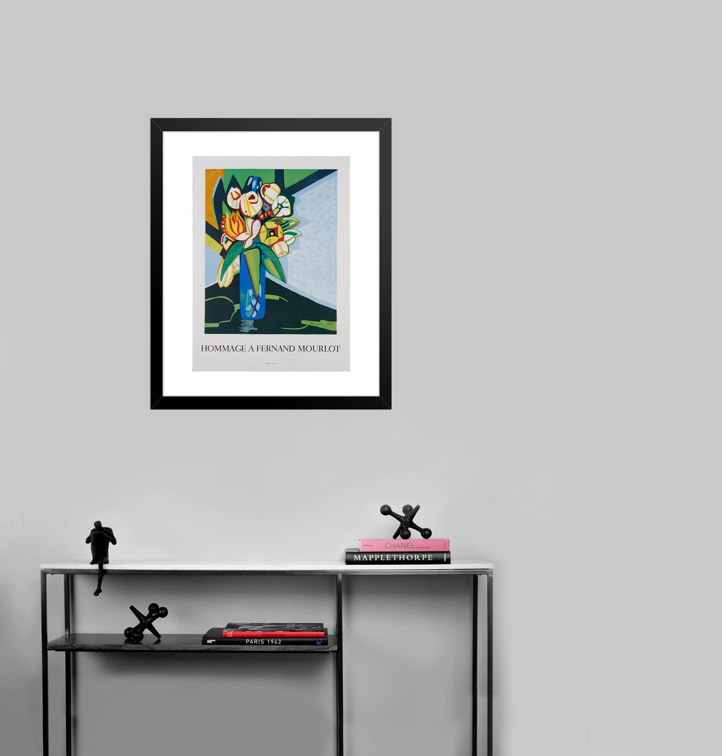 Hommage a Fernand Mourlot by Francoise Gilot, 1991 - Mourlot Editions - Fine_Art - Poster - Lithograph - Wall Art - Vintage - Prints - Original