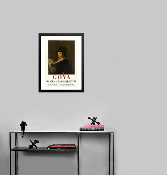 Portrait of Mariano Goya - Musee Jacquemart-André (after) Francisco de Goya, 1961 - Mourlot Editions - Fine_Art - Poster - Lithograph - Wall Art - Vintage - Prints - Original