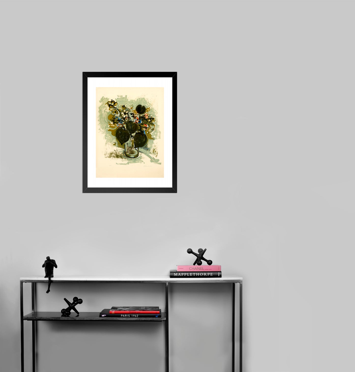 Dark Green Vase by André Minaux - Mourlot Editions - Fine_Art - Poster - Lithograph - Wall Art - Vintage - Prints - Original