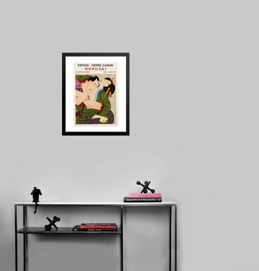 Hokusai - Espace Pierre Cardin by Katsushika Hokusai, 1976 - Mourlot Editions - Fine_Art - Poster - Lithograph - Wall Art - Vintage - Prints - Original