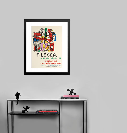Maison de la Pensee Francaise by Fernand Leger - Mourlot Editions - Fine_Art - Poster - Lithograph - Wall Art - Vintage - Prints - Original