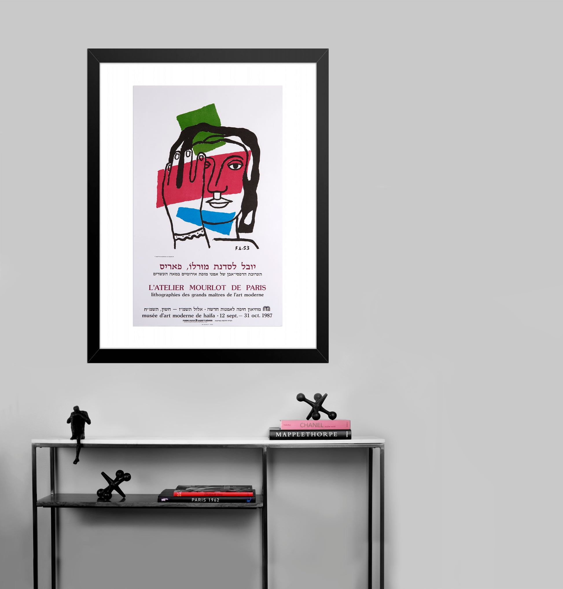 Tete de Femme - L'atelier Mourlot De Paris - Haïfa (after) Fernand Leger, 1987 - Mourlot Editions - Fine_Art - Poster - Lithograph - Wall Art - Vintage - Prints - Original