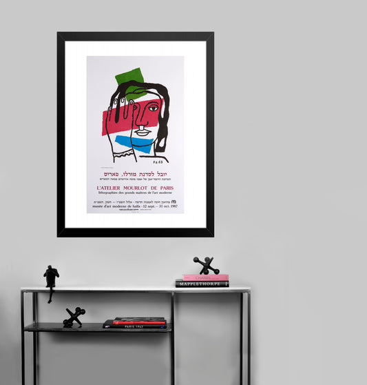 Tete de Femme - L'atelier Mourlot De Paris - Haïfa (after) Fernand Leger, 1987 - Mourlot Editions - Fine_Art - Poster - Lithograph - Wall Art - Vintage - Prints - Original