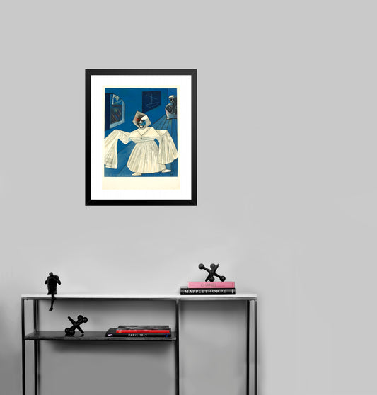 Sign for a School for Pirates by Max Ernst - Mourlot Editions - Fine_Art - Poster - Lithograph - Wall Art - Vintage - Prints - Original