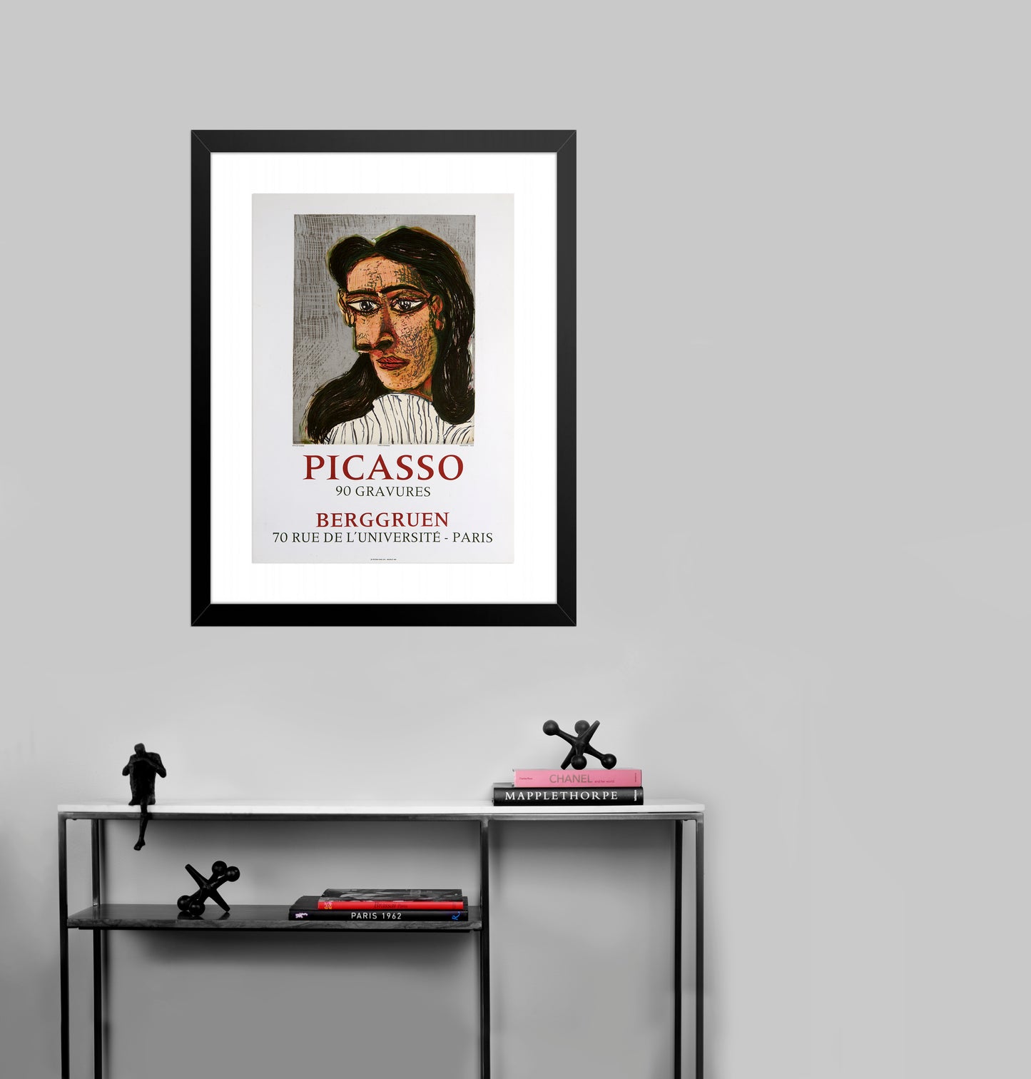 Tete de Femme III - Berggruen - 90 Gravures (after) Pablo Picasso, 1971 - Mourlot Editions - Fine_Art - Poster - Lithograph - Wall Art - Vintage - Prints - Original