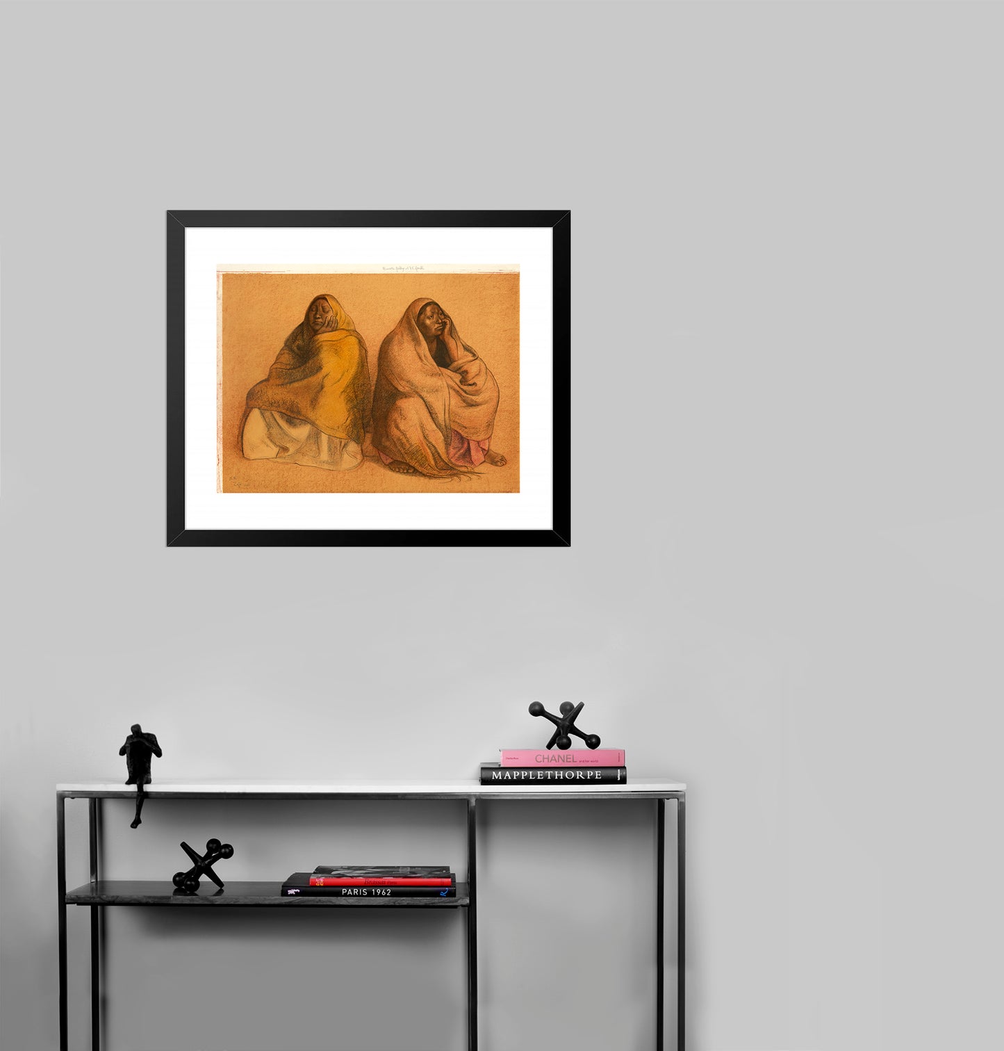 Figuras Sentadas by Francisco Zuniga - Mourlot Editions - Fine_Art - Poster - Lithograph - Wall Art - Vintage - Prints - Original