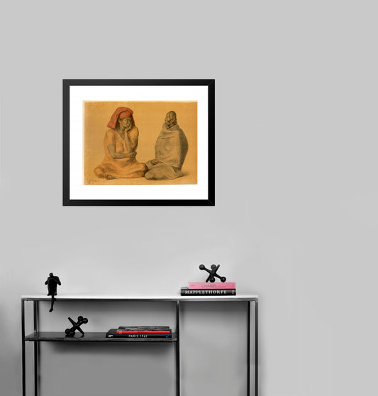 El Rebozo by Francisco Zuniga - Mourlot Editions - Fine_Art - Poster - Lithograph - Wall Art - Vintage - Prints - Original