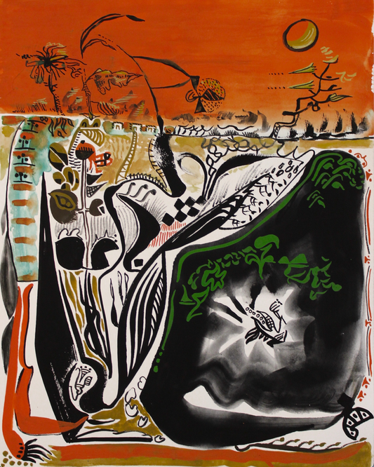 Early Spring Sunset by Robert Salmieri