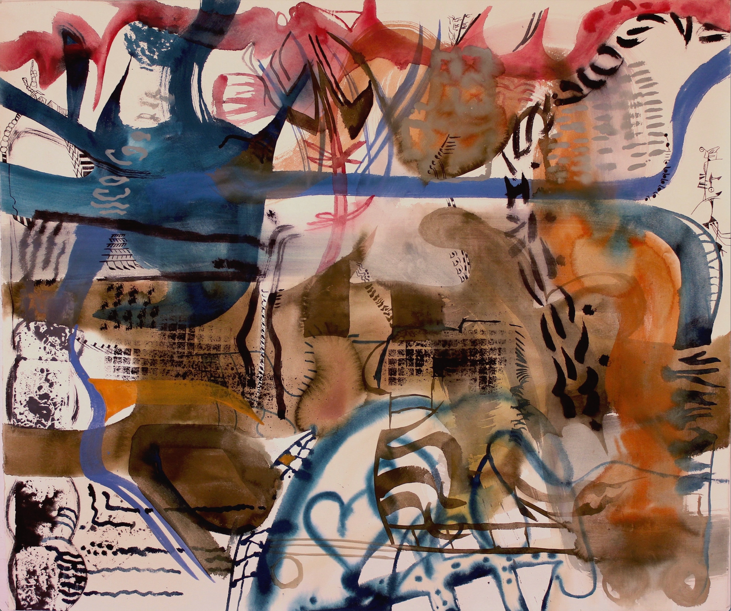 Reflections in a Brooklyn Sidewalk by Robert Salmieri