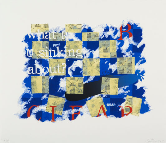 "B Clear" by Sophie Matisse, 2014 - Mourlot Editions - Fine_Art - Poster - Lithograph - Wall Art - Vintage - Prints - Original