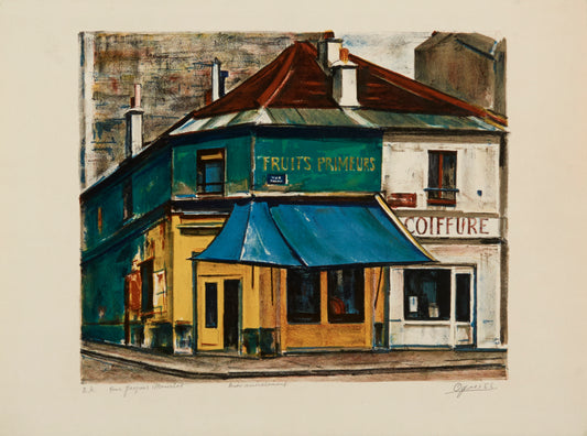 Fruits Primeurs by Takanori Oguiss, 1979 - Mourlot Editions - Fine_Art - Poster - Lithograph - Wall Art - Vintage - Prints - Original