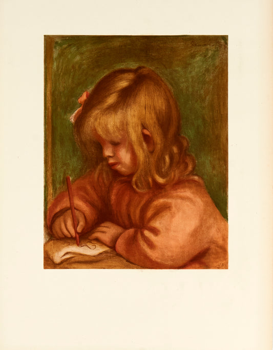 Jean Drawing by Pierre-Auguste Renoir - Mourlot Editions - Fine_Art - Poster - Lithograph - Wall Art - Vintage - Prints - Original