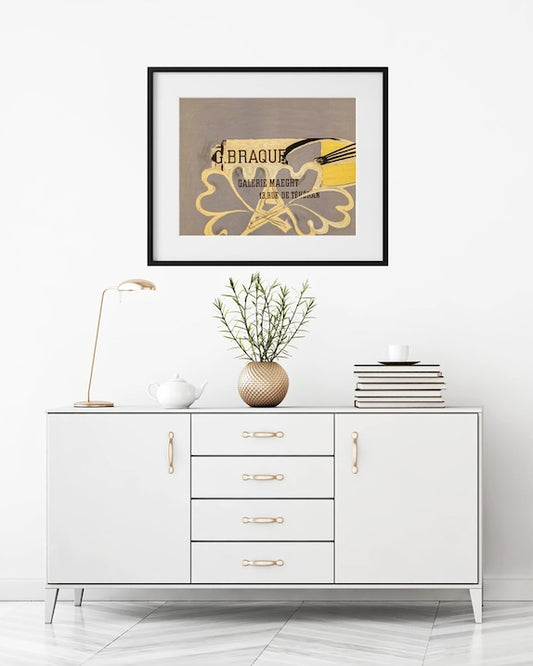 La Palette au Fond Gris - Galerie Maeght (after) Georges Braque, 1952 - Mourlot Editions - Fine_Art - Poster - Lithograph - Wall Art - Vintage - Prints - Original