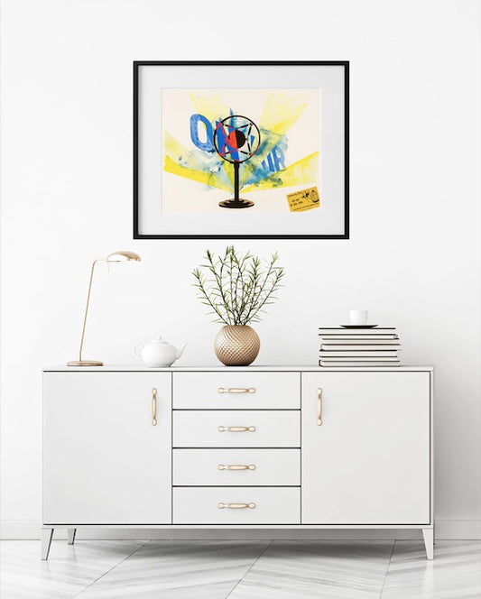 "On Air" by Sophie Matisse, 2014 - Mourlot Editions - Fine_Art - Poster - Lithograph - Wall Art - Vintage - Prints - Original