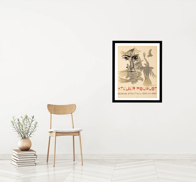 Atelier Mourlot by Ben Shahn, 1968 - Mourlot Editions - Fine_Art - Poster - Lithograph - Wall Art - Vintage - Prints - Original