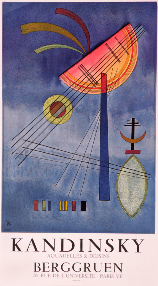 Berggruen (after) Wassily Kandinsky, 1972 - Mourlot Editions - Fine_Art - Poster - Lithograph - Wall Art - Vintage - Prints - Original