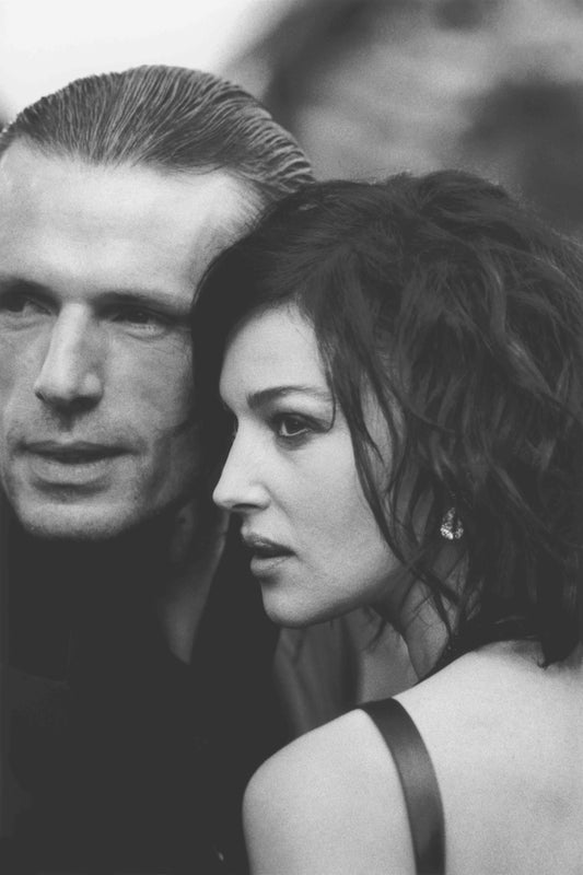 Lambert Wilson & Monica Belluci by Stephane Kossmann - Mourlot Editions - Fine_Art - Poster - Lithograph - Wall Art - Vintage - Prints - Original