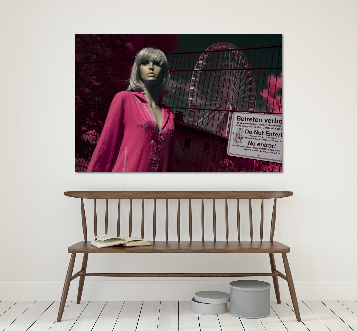 "Verboten..." by Celia Rogge - Mourlot Editions - Fine_Art - Poster - Lithograph - Wall Art - Vintage - Prints - Original