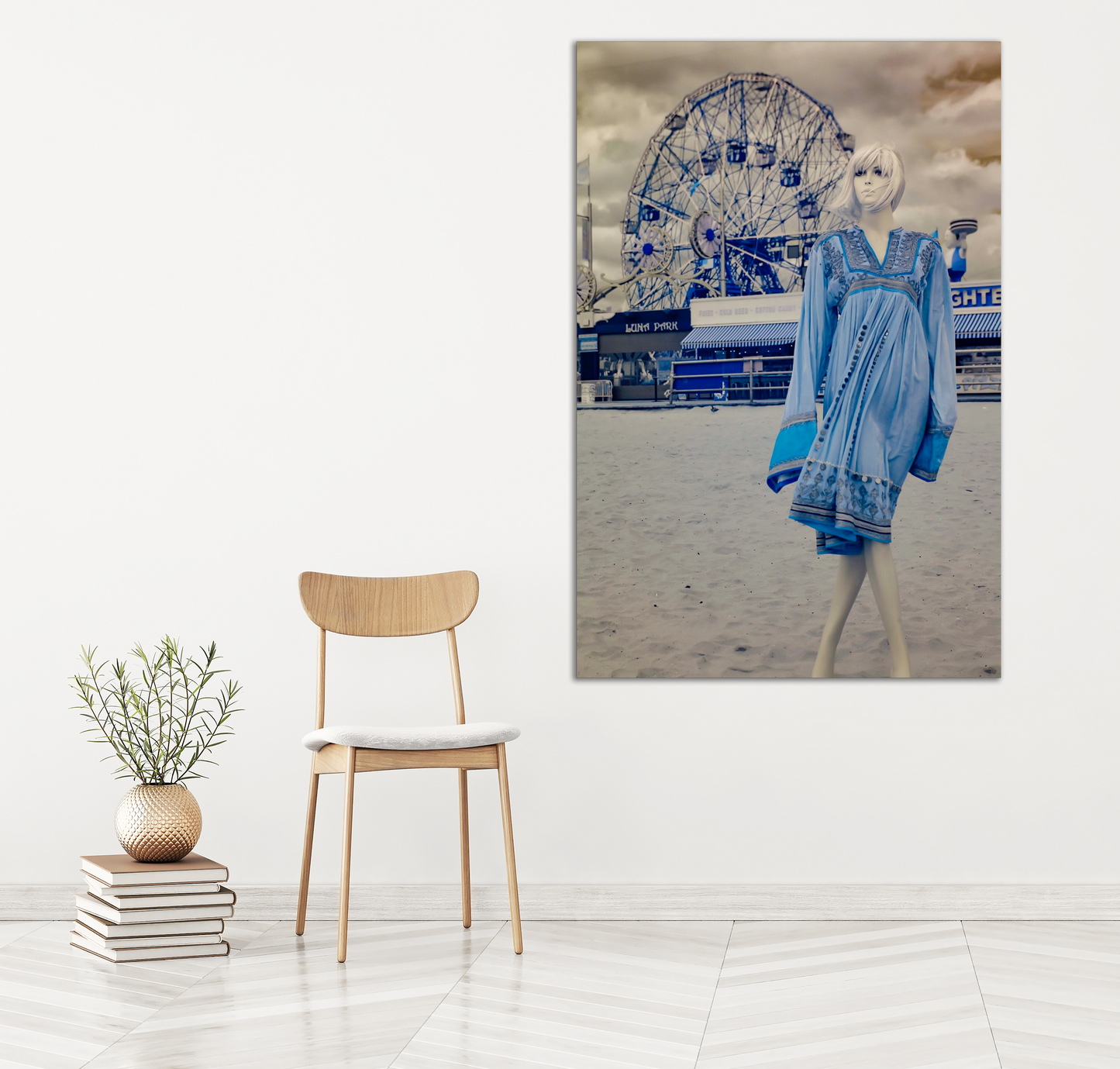 "Luna Life..." by Celia Rogge - Mourlot Editions - Fine_Art - Poster - Lithograph - Wall Art - Vintage - Prints - Original