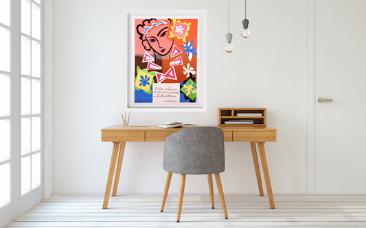 Madame de Pompadour (after) Henri Matisse, 1995 - Mourlot Editions - Fine_Art - Poster - Lithograph - Wall Art - Vintage - Prints - Original