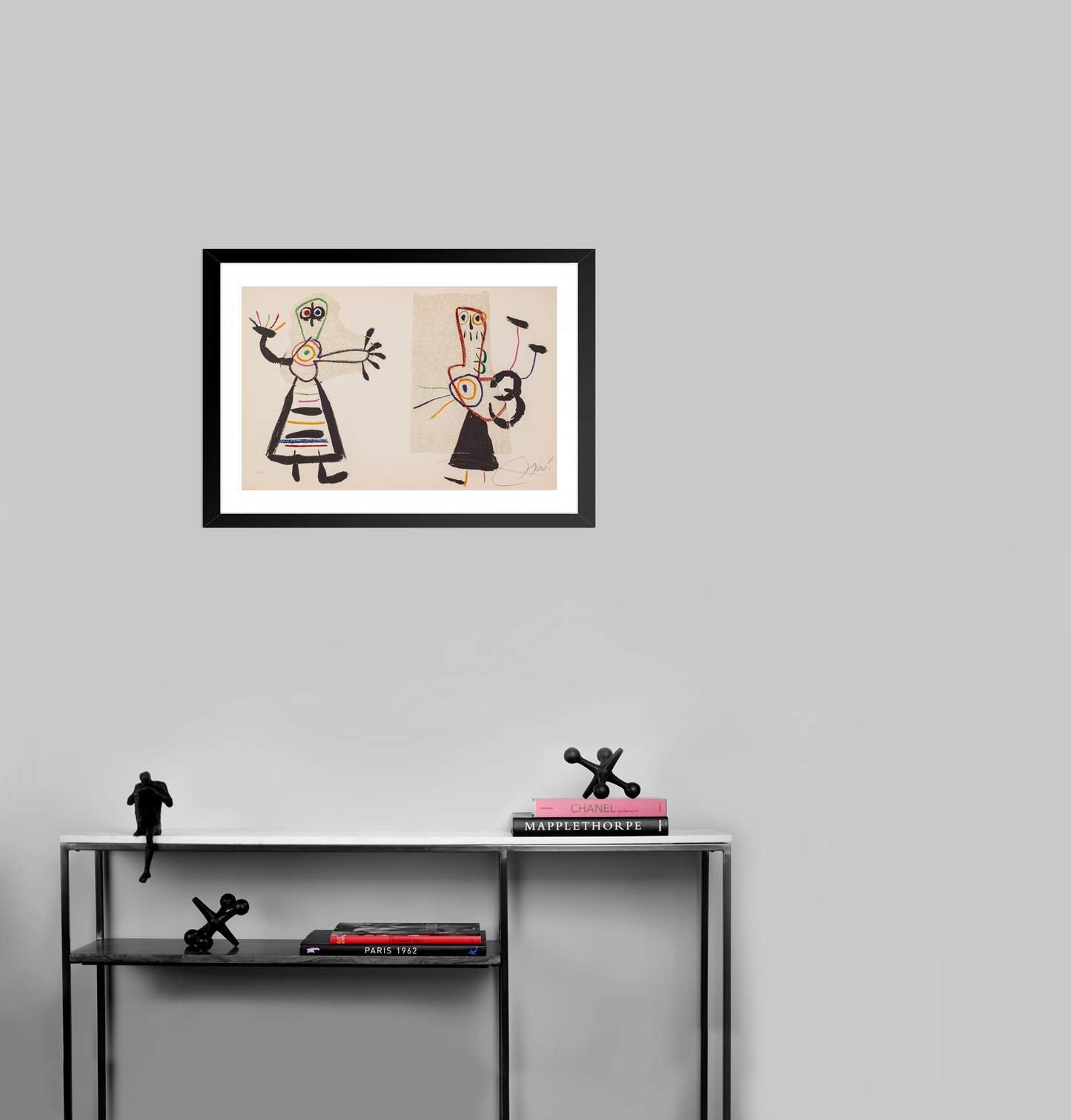 L'enfance d'Ubu, plate 1015 by Joan Miro, 1975 - Mourlot Editions - Fine_Art - Poster - Lithograph - Wall Art - Vintage - Prints - Original